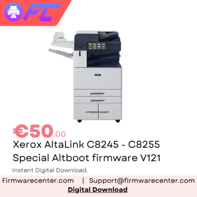 Xerox AltaLink C8245 & C8255 Special AltBoot Firmware V121 Download