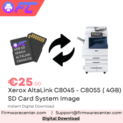 Xerox AltaLink C8045 & C8055 4GB SD Card Image Download